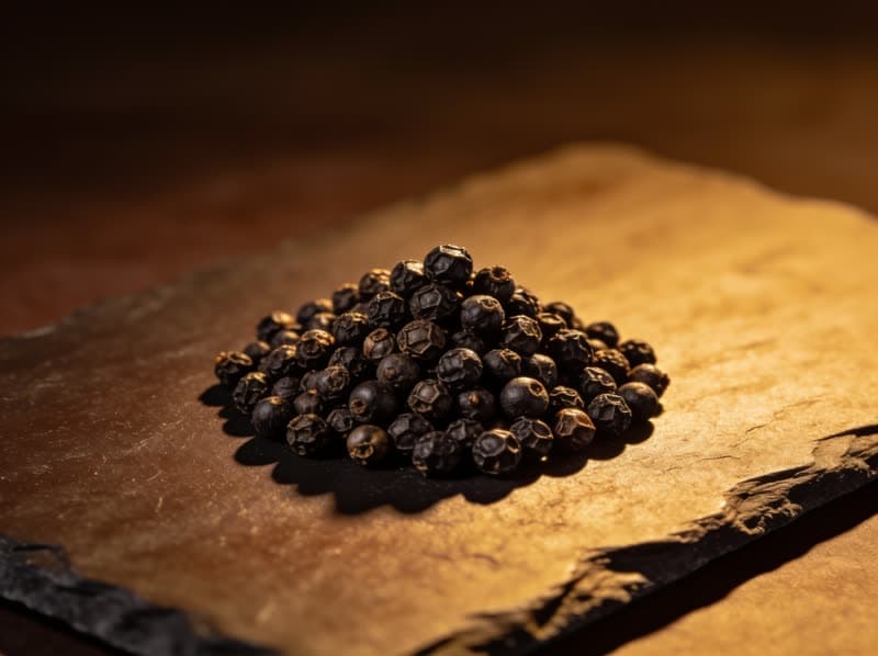 Whole black pepper