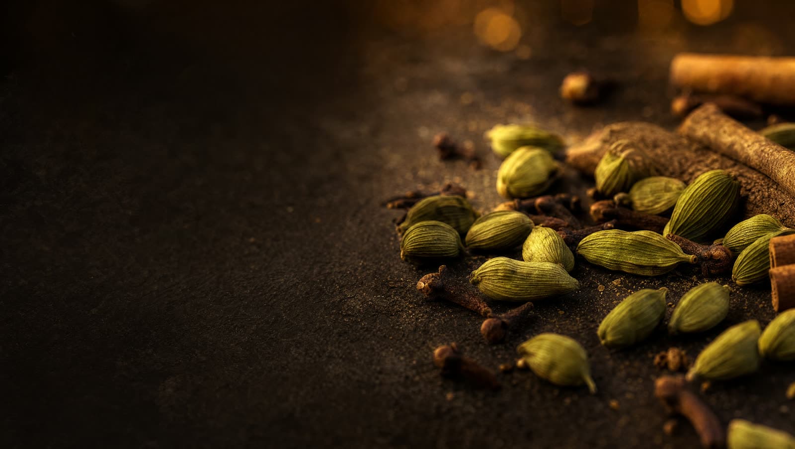Peppercorns falling in slow motion